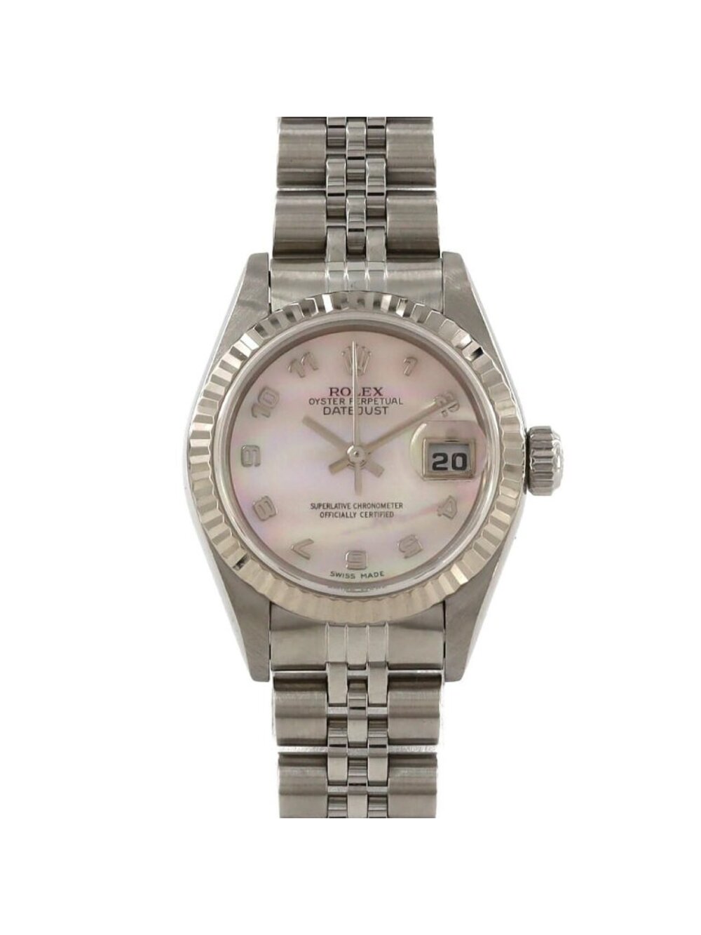Rolex Datejust Stainless Steel White Gold Automatic